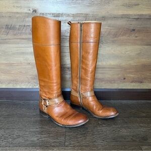Frye Melissa Harness Riding Boots. Size 10. Extended Calf. Wide Calf